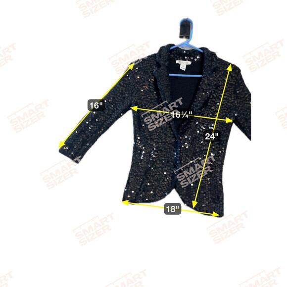 Stunning Black Sequin Blazer by White Black Market - XS - Picture 8 of 8